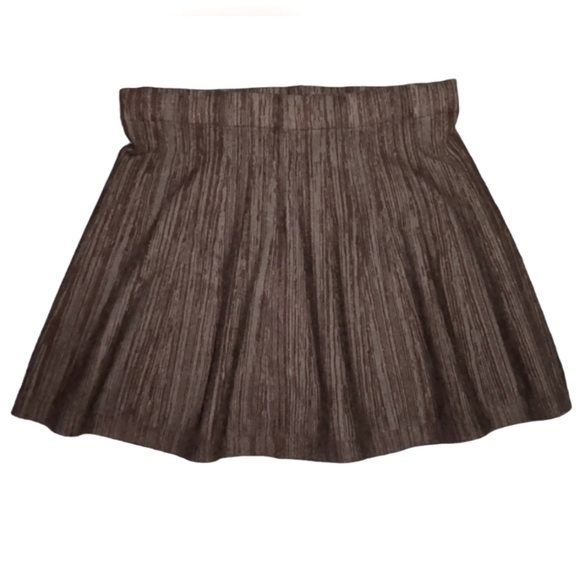 CANDIE'S Dark Olive Green Black Digital Zebra Design Circle Skater Skirt Sz M - Picture 1 of 6